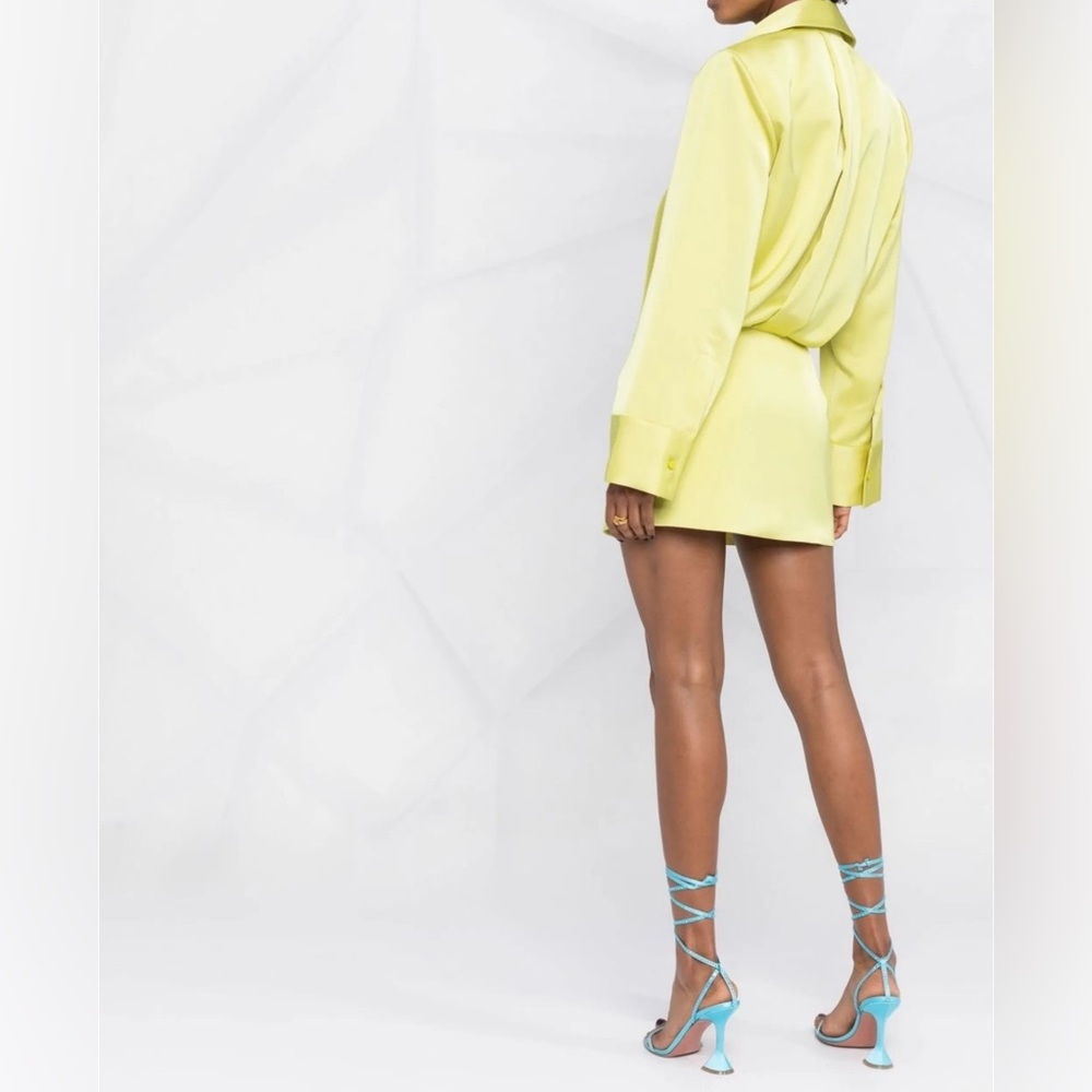 The Attico Yellow Dress